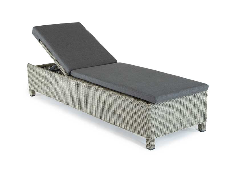 Kettler palma sun top lounger whitewash